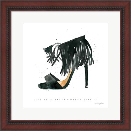 Framed Glitz and Glam VIII Print