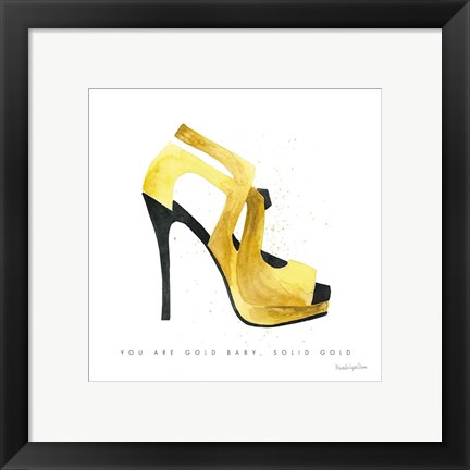 Framed Glitz and Glam VII Print