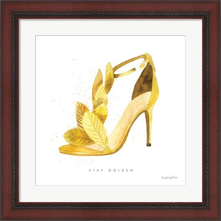 Framed Glitz and Glam VI Print