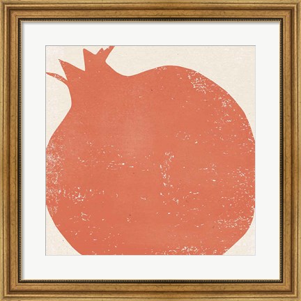 Framed Graphic Fruit I Print