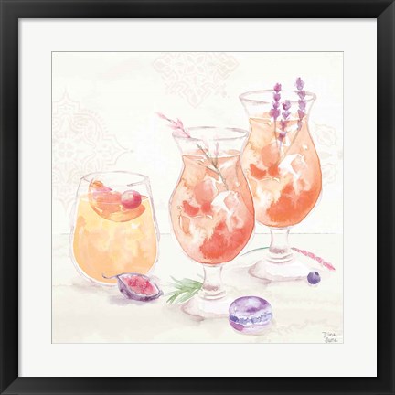 Framed Classy Cocktails III Print