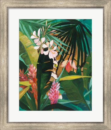 Framed Hidden Jungle I Print