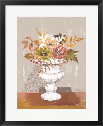 Framed Fall Floral II Print