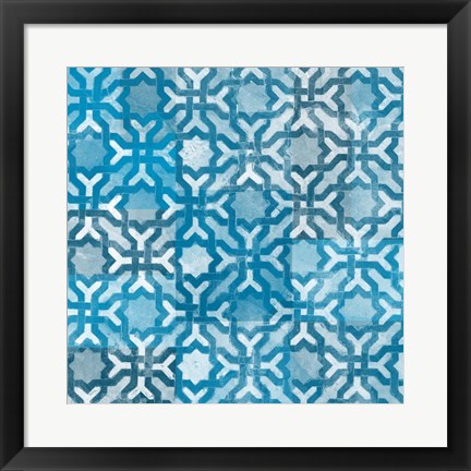 Framed Blue My Mind III Print