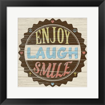 Framed Seal of Laughter Print