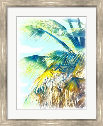 Framed Tropical Glow II Print