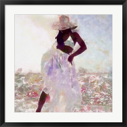 Framed Her Colorful Dance I Print