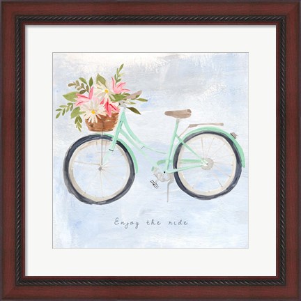 Framed Enjoy the Ride I Print