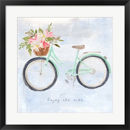 Framed Enjoy the Ride I Print