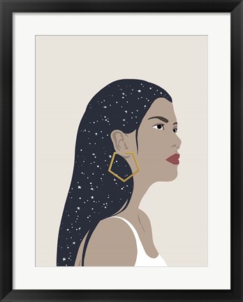 Framed Heavenly Hair II Print