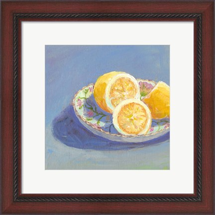 Framed Still Citrus I Print