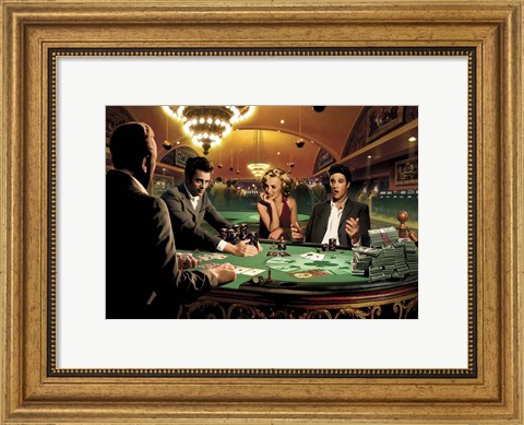 Framed Royal Flush Print