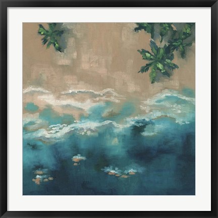 Framed Blue Shore Print