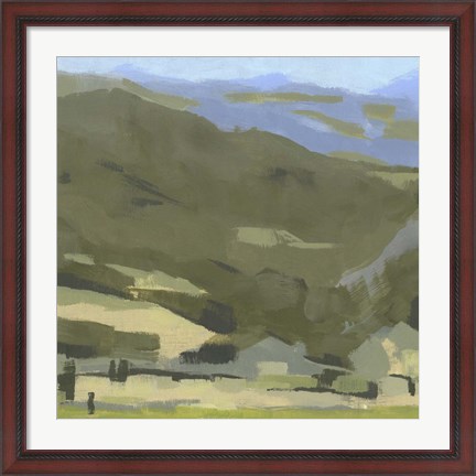 Framed Blue Ridge Foothills I Print