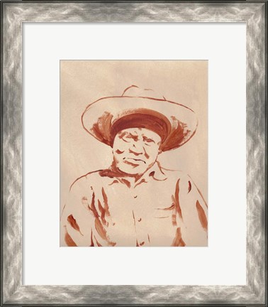 Framed Man of the West IV Print