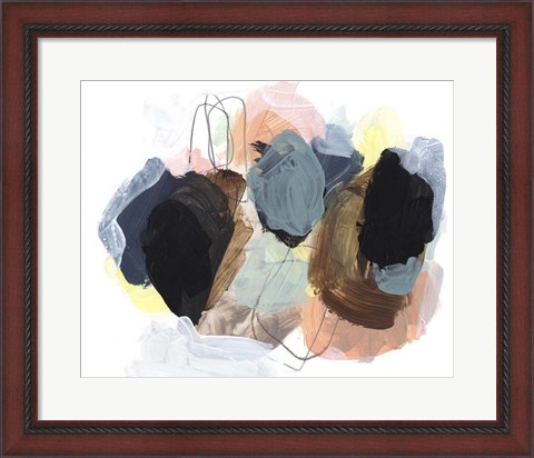 Framed Boulders II Print