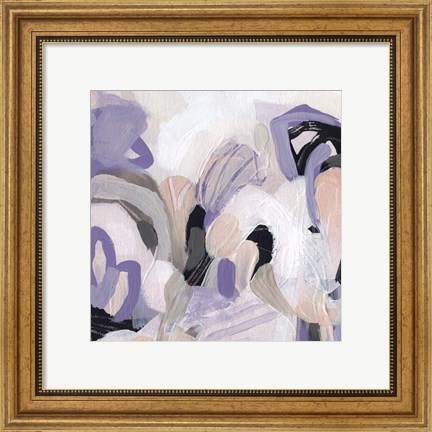 Framed Lilac Scramble I Print