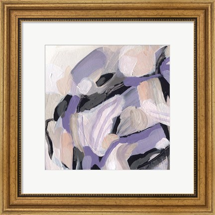 Framed Lilac Scramble III Print