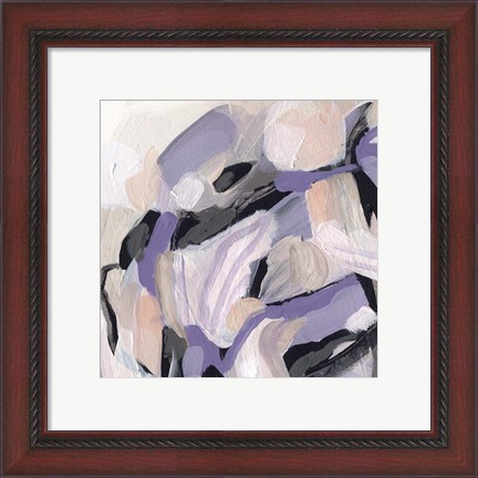 Framed Lilac Scramble III Print