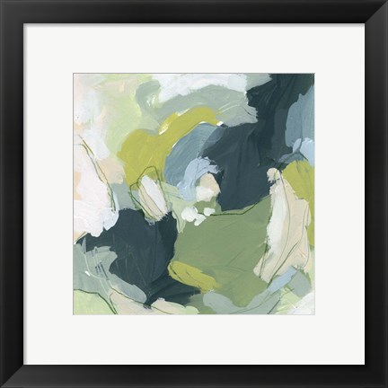 Framed Emerald Storm II Print