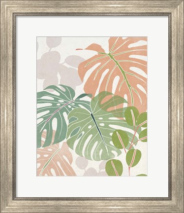 Framed Sherbet Tropical I Print