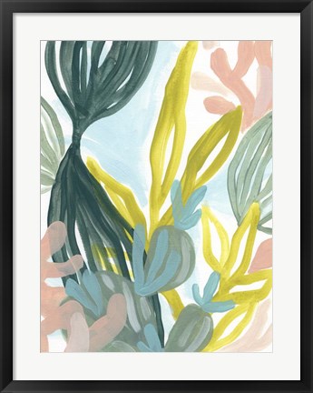 Framed Coral Garden I Print