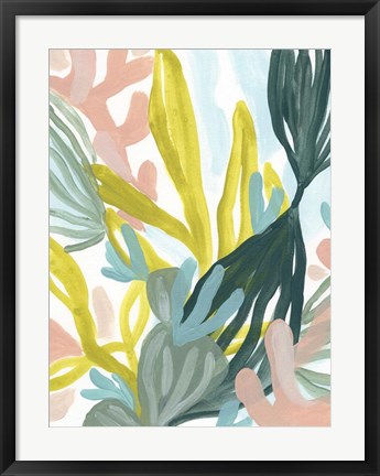 Framed Coral Garden II Print