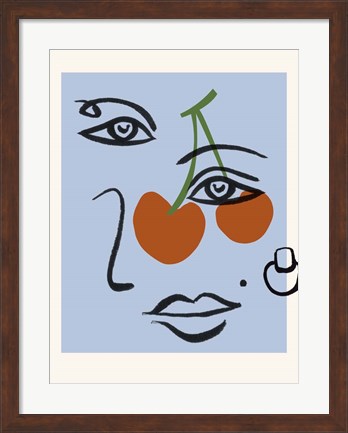 Framed Cherry Baby II Print