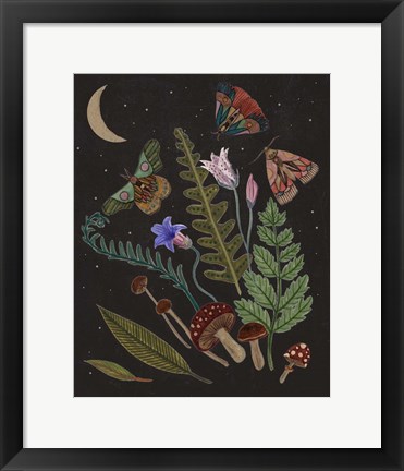 Framed Dark Forest III Print