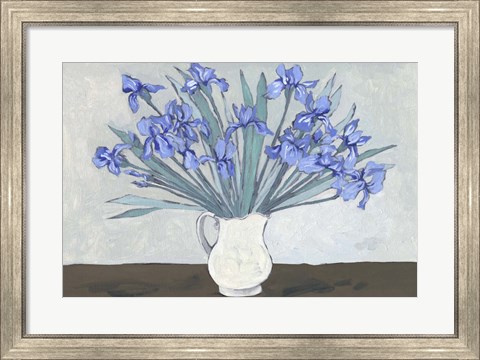 Framed Van Gogh Irises II Print