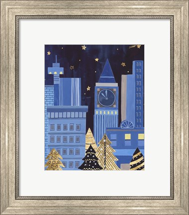 Framed Holiday Night I Print