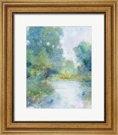 Framed Tranquil Stream I Print