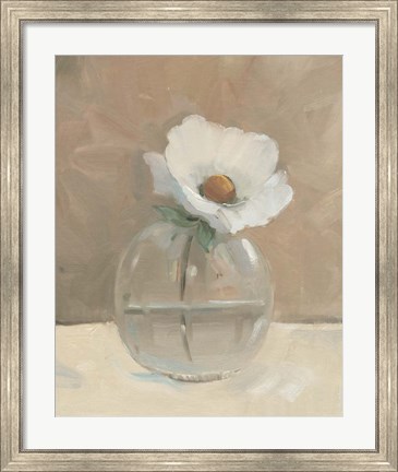 Framed Glass Globe Still Life I Print