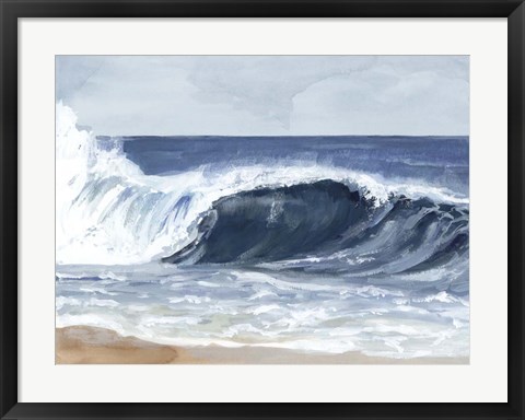 Framed Surf Spray II Print