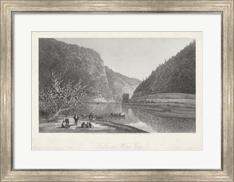 Framed Delaware Water Gap Print