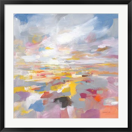 Framed Colorful Land Print