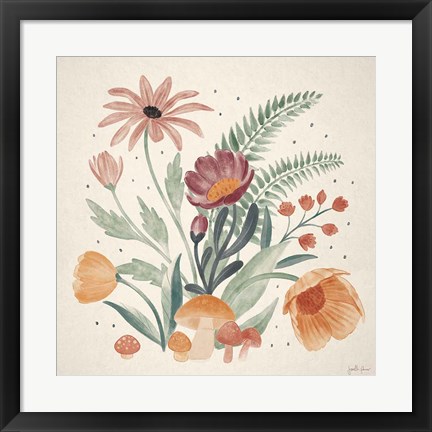 Framed Cottage Botanical III Print