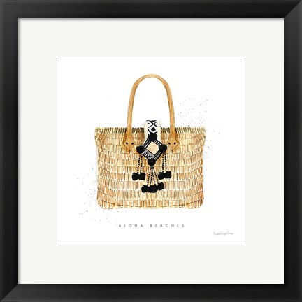 Framed Beach Glam IV Print