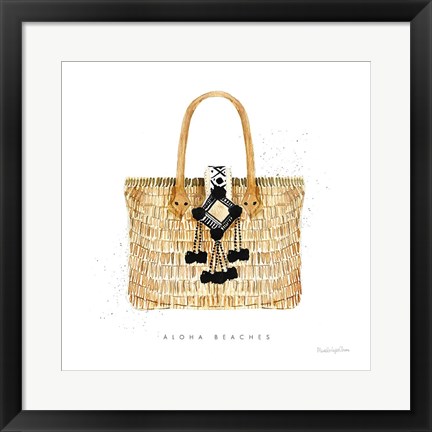 Framed Beach Glam IV Print