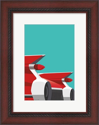 Framed Vintage Car IV Print