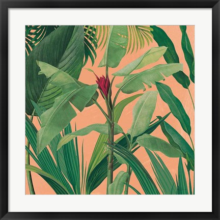 Framed Dramatic Tropical I Boho Print