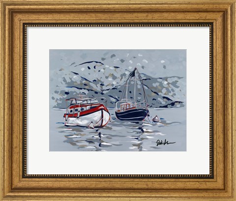 Framed Nautical Display II Print