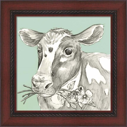 Framed Cow Print