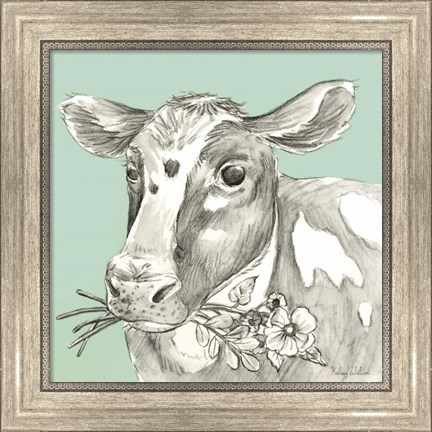 Framed Cow Print