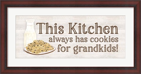 Framed Grandparent Life Panel IV-Cookies Print