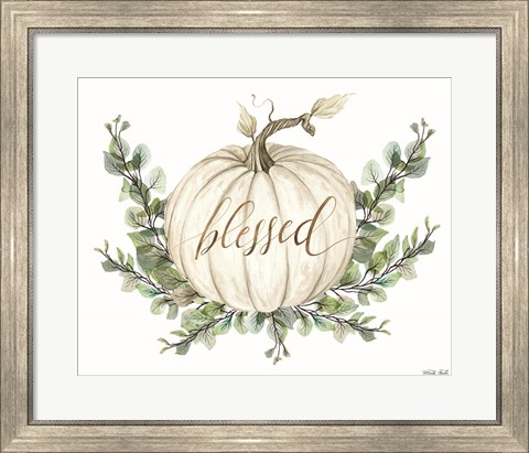 Framed Blessed Pumpkins Print