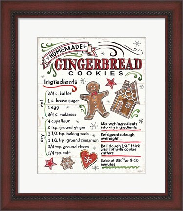 Framed Christmas Treats VI Print