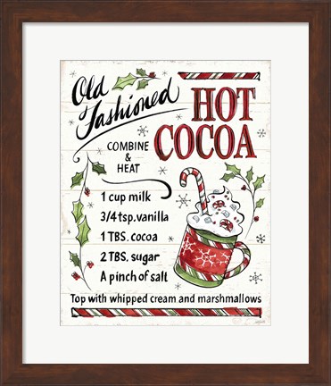 Framed Christmas Treats VII Print