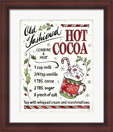 Framed Christmas Treats VII Print