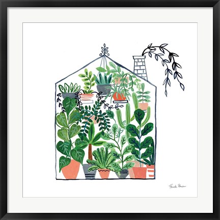 Framed Greenhouse II Print